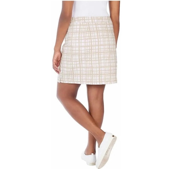 NWT Hilary Radley Womens Skort Skirt Black A Line Stretch Pockets Inner Shorts - Picture 3 of 13